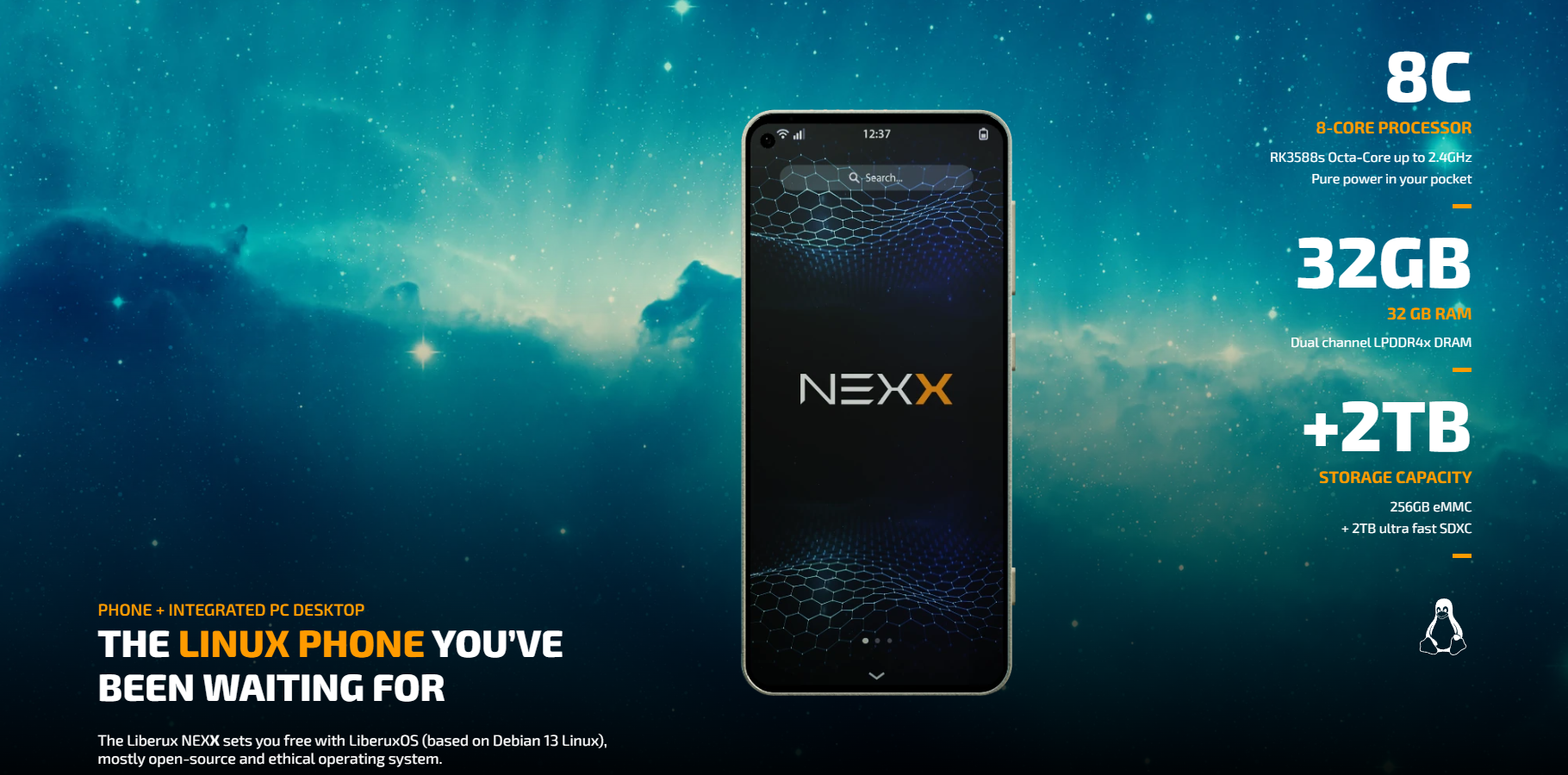 Cover image for  当代 Linux 手机: Liberux NEXX